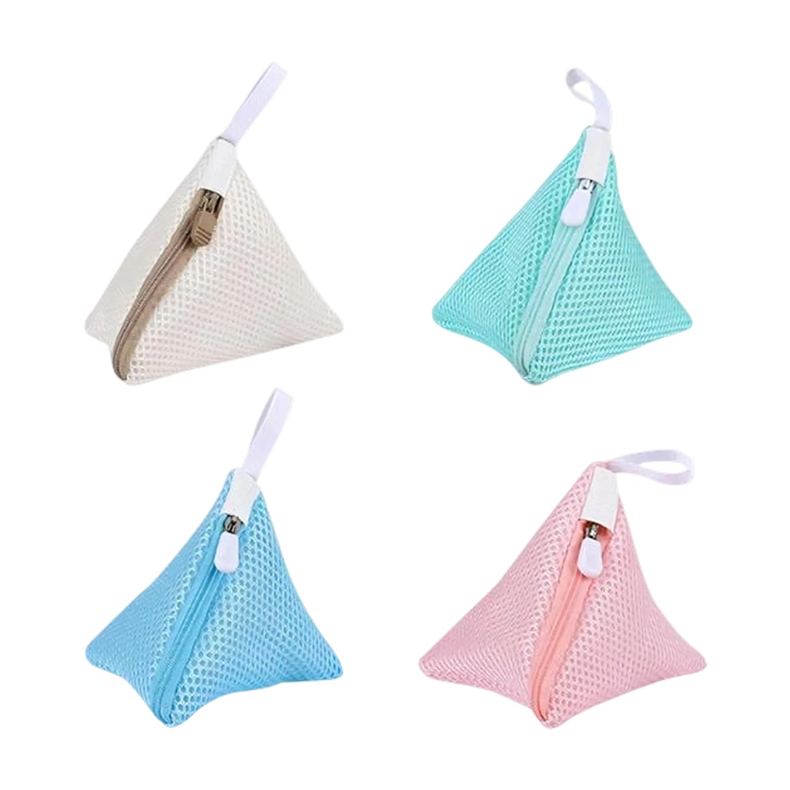 Oxxggkao 4PCS Compact Laundry Cases with Secure Closure for Detergent Pods Underwear and Travel Storage Laundry Planner Bag