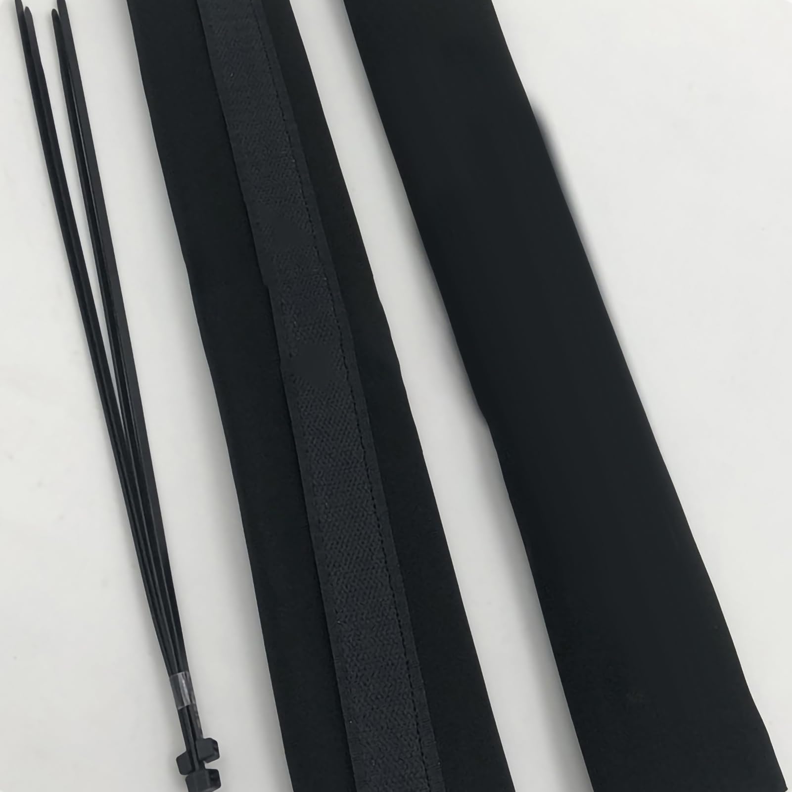 Protector de Cubiertas de Choque para Botas de Horquilla Delantera de Motocicleta, KIMISS Cubierta de Amortiguador Delantero de Tela Prevención de Polvo Protector de Suspensión