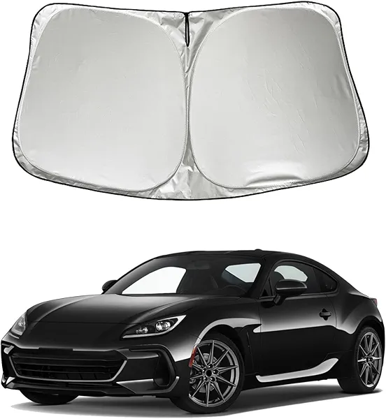 SZYUCHEN Car Windshield Sun Shade Sunshade Compatible with Subaru BRZ 2022-2024 2025 Accessories, Car Front Window Sun Shield Visor