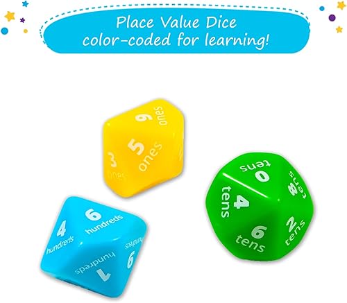 Miniatura 6 de Simply magic 141 bloques base de diez bloques para matemáticas – manipuladores matemáticos K-3, bloques de unidad de 1er 2do y 3er grado, bloques de