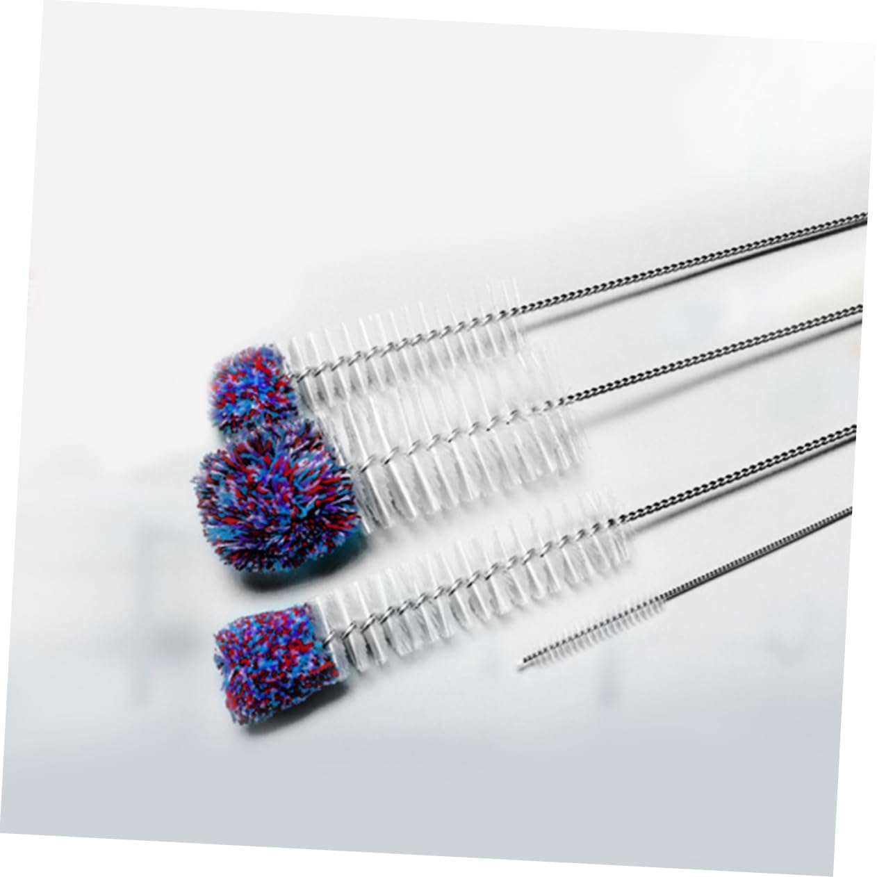FRCOLOR 12pezzi Spazzole Per Bottiglie e Teiere Multifunzionali Per La Casa Facile Usare Bottiglie e Contenitori Dimensioni