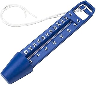 Pool Thermometer Floating Water Temperature Thermometer Swimming Pool Thermometer with String Shatter Resistant for Outdoor Pond SPA Swimming Pool Hub Tub