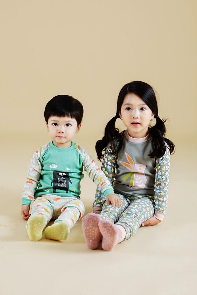 VAENAIT BABY Toddler Kids Junior Girls Boys 100% Cotton Dinosaur Mermaid Pajamas Sleepwear Pjs - Image 6