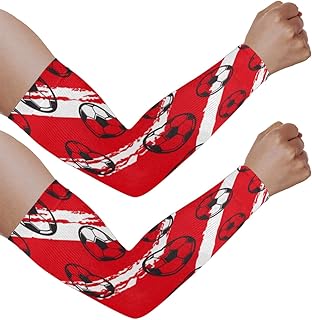 Mangas de braço com proteção solar UV para homens e mulheres, mangas esportivas de bola de futebol para proteger os braços esportes mangas de braço proteção solar mangas de braço capa protetora UV, Esporte de Bola de Futebol Americano