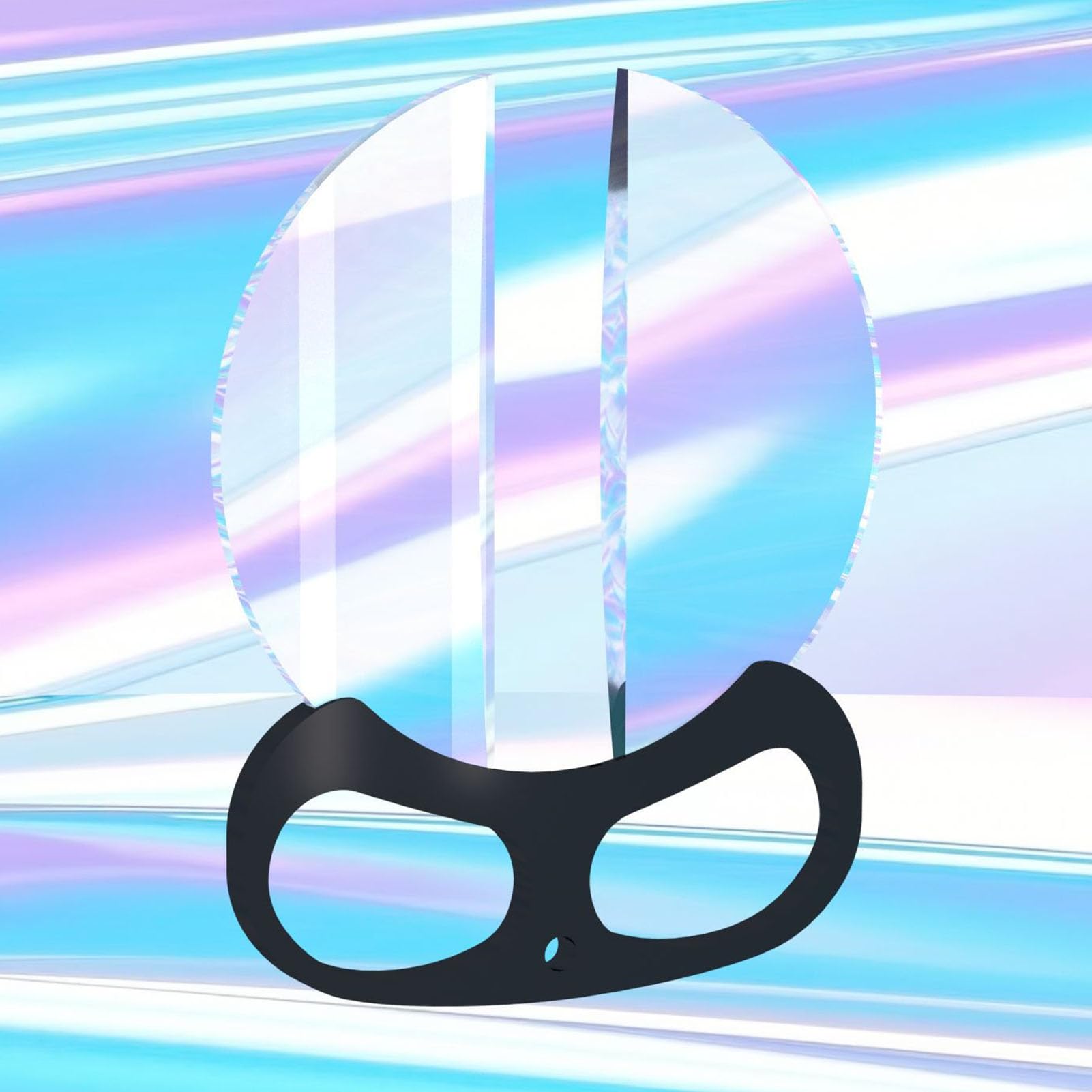 Filtro a Doppia Mezzaluna Portatile da 100 Mm, Prisma in Vetro Ottico con Rivestimento Multistrato su Entrambi i Lati per Fotografia Video, Ritrattistica, Paesaggi Naturali