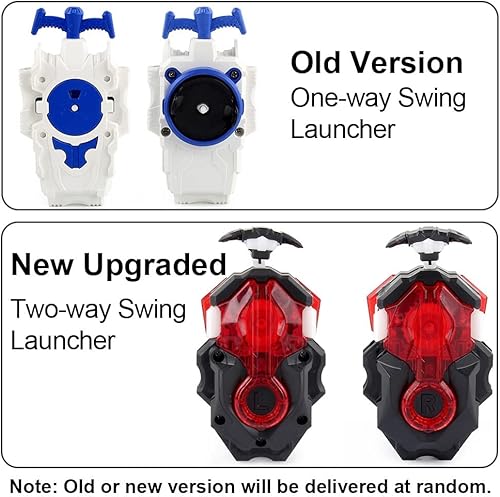 Miniatura 2 de Jimi Bey - Juego de combate que gira 10 piezas superiores que giran y 3 lanzadores con caja de almacenamiento portátil regalo para niños de 6 años o