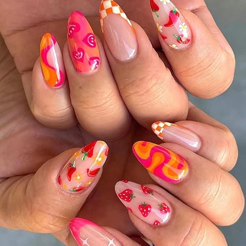 20 Juicy Strawberry Nails for a Sweet Summer Mani 5 N/A