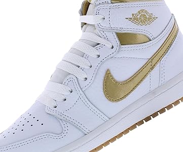 Amazon.com | Jordan Little Kid's 1 Retro High OG White/Metallic