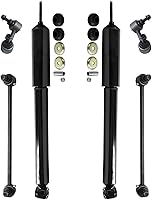 Vista 1266 de Detroit Axle - Kit de suspensión delantera de 10 piezas para Chevy Aveo Aveo5 Pontiac G3 Wave 2 Ready Struts Assembly 2 Enlaces de barra