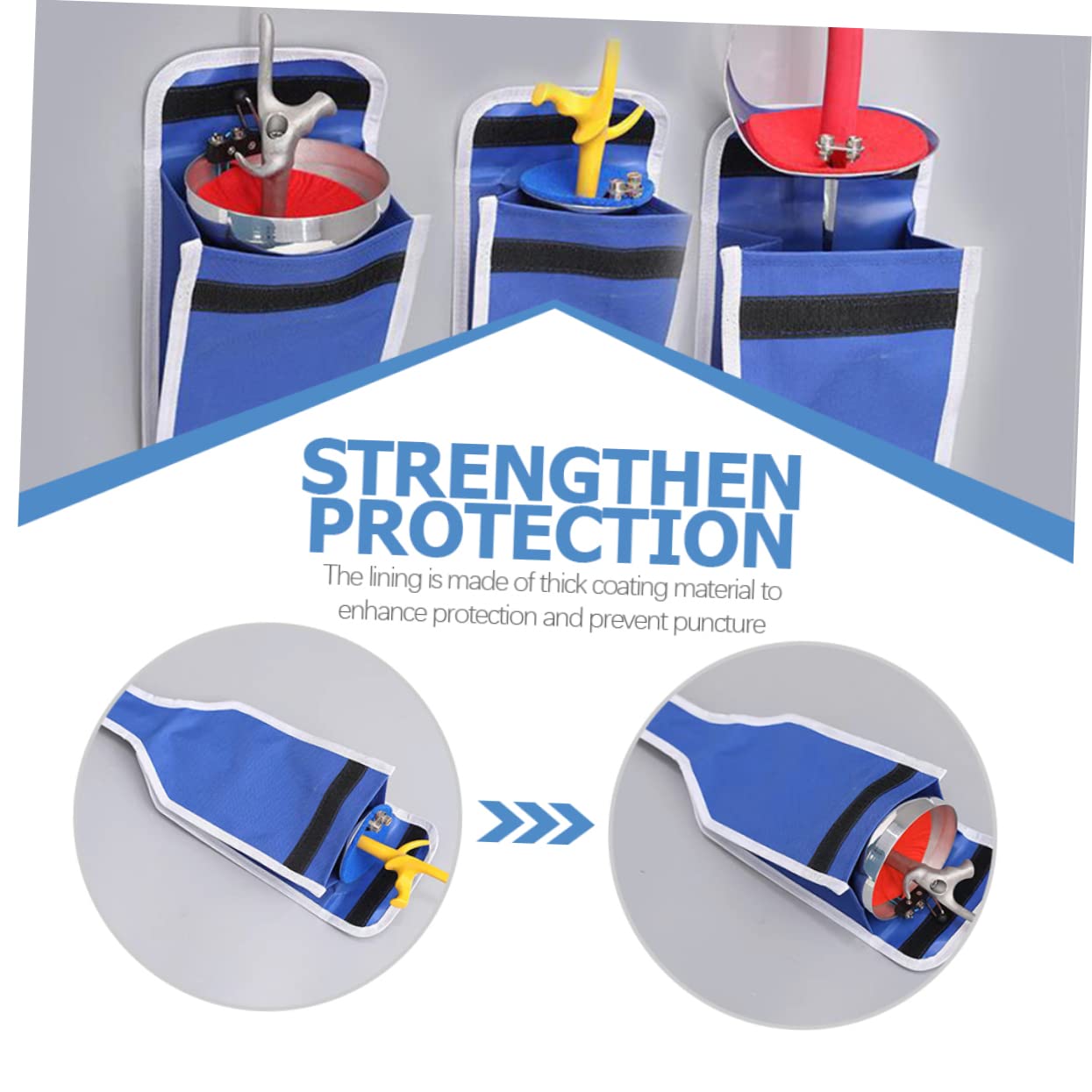 POPETPOP Fencing Bag Sword Holder Belt Oxford Cloth Storage Case for Fencing Sword