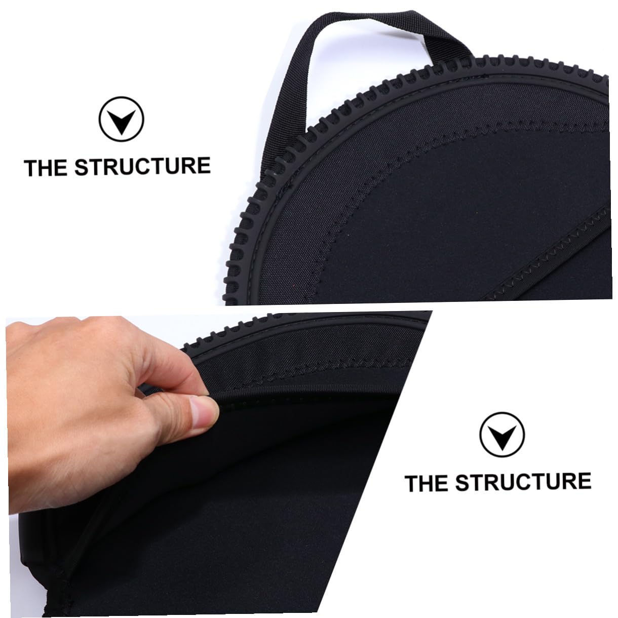 NOLITOY Funda para Snowboard Práctica y Ligera, Bolsa Protectora para Tabla, Mochila para Equipo de Snowboard Doble Correa para Transporte, Adecuado para Viajes y Deportes de Invierno