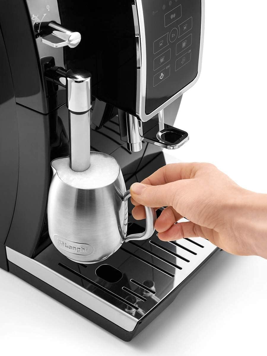 De'Longhi Dinamica Machine a Café Grain ECAM350.15.B, Machine Expresso et Cappucino, Noir