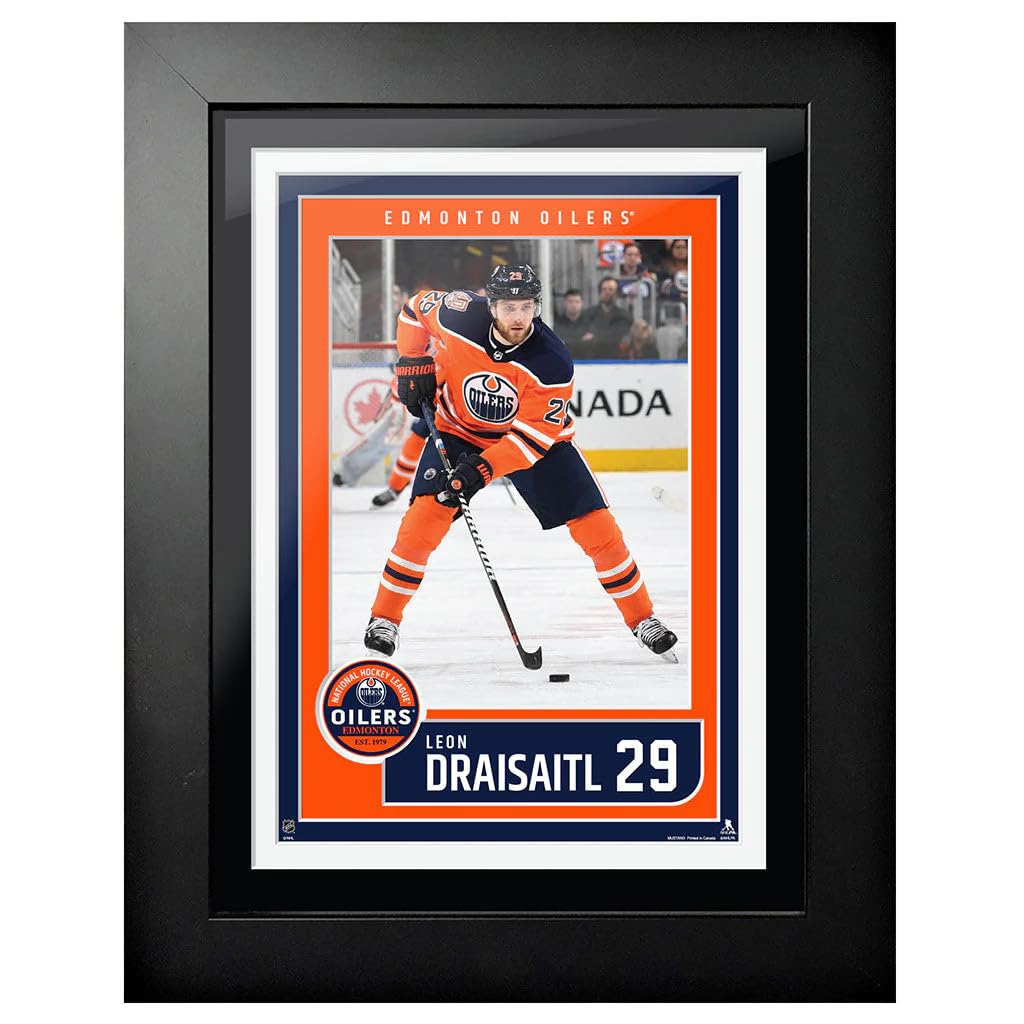 Edmonton Oilers Leon Draisaitl Frame - 12