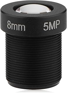 QANYEGN 1, 2.5 Mount 8mm CCTV Lens, High Definition 5MP Megapixel IP Camera Lens, Surveillance Camera Lens for Security Camera