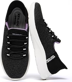 Sponsored Ad - BERANMEY Easy Glide Slip-on Fashion Sneakers for Womens Comfort Casual Women Sneakers Shoes