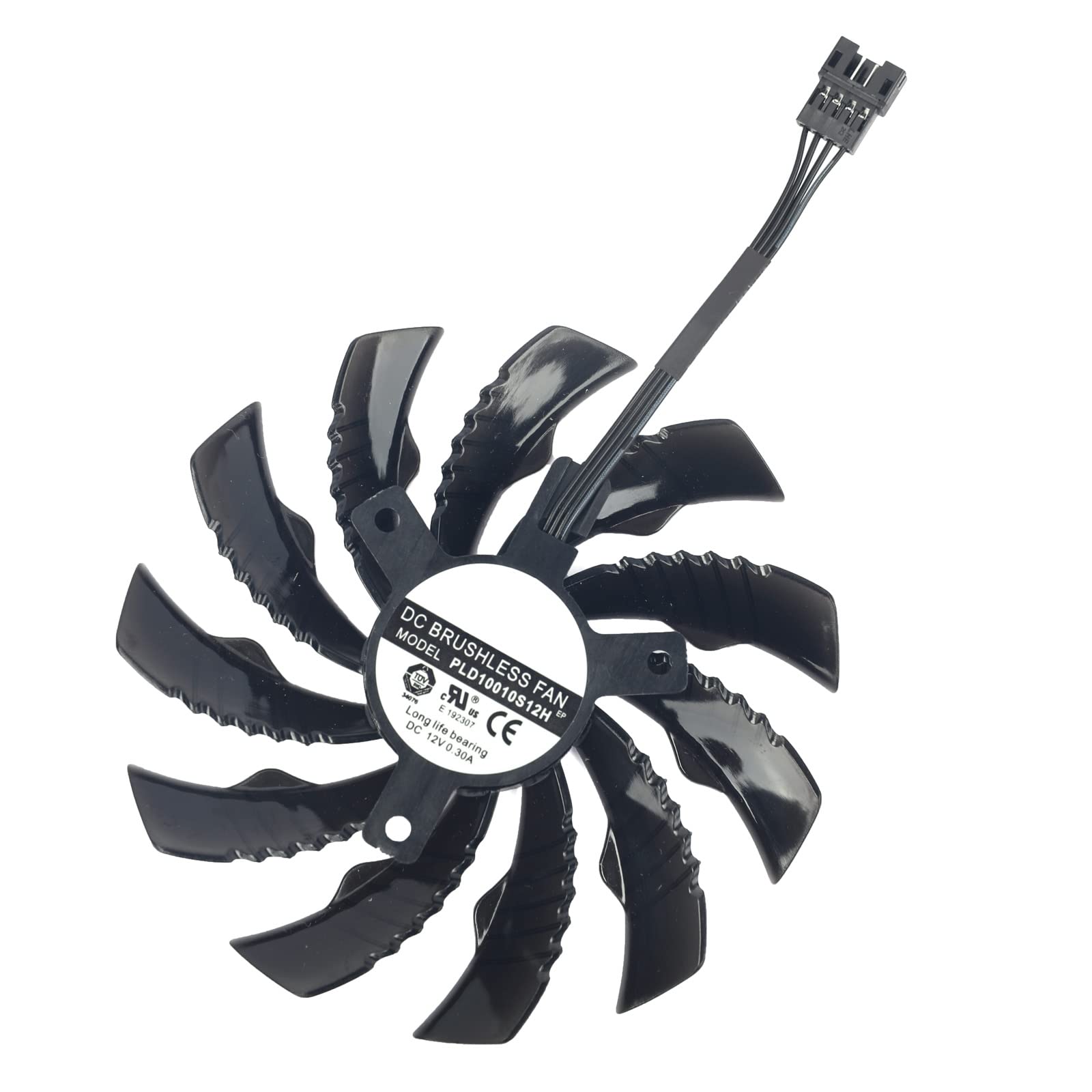 Coolerage 95mm GTX1650 GTX1660 RTX2060 RTX2070 Graphics Card Fans for GIGABYTE GTX 1650 1660 Ti Gaming OC RTX 2060 2070 3060 WINDFORCE OC 2X 8G GPU Fans (Fan A)