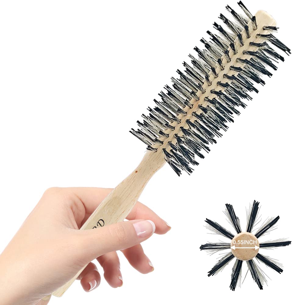 SUNBIRD Hair Brush - Professional Round Brush For Drying - Increase Volume And Shine - Precise Hair styling And Salon Hair Drying Essential Tools المجفف، وهي مناسبة لفرشاة شعر (4.5 cm)