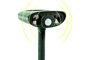 Animal Repellent Outdoor Solar Powered with Motion Sensor