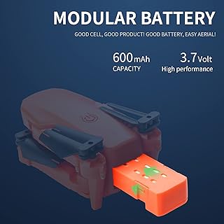 X1 RC Drone com Câmera 4K Dual Camera WiFi FPV Mini Quadcopter Dobrável com Função Trajetória Voo Modo sem Cabeça Voo 3D com Bolsa de Armazenamento 2 Bateria POPQ