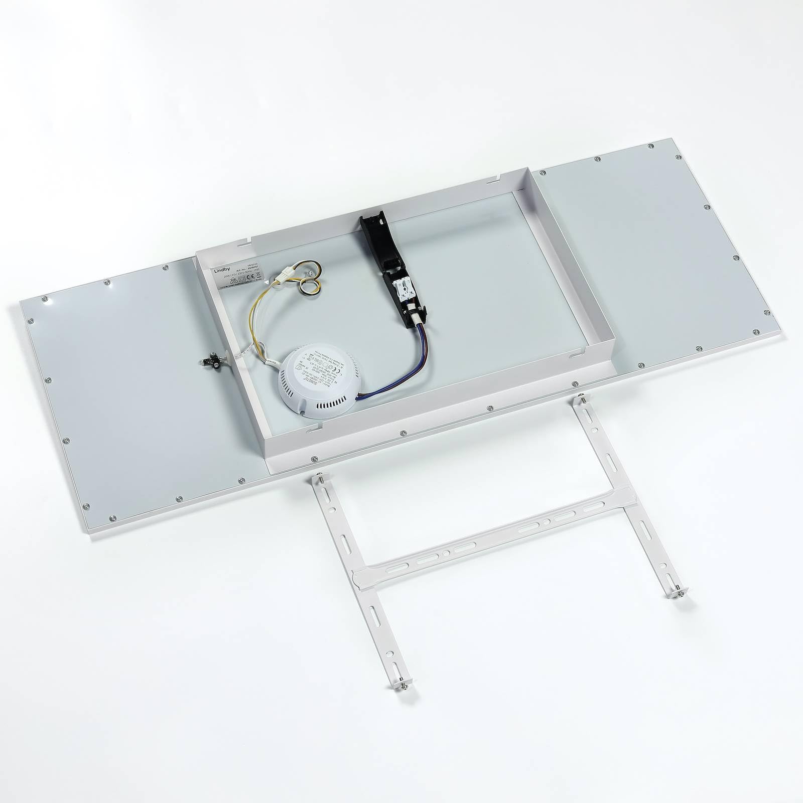 Lindby LED Lámpara de techo Luay (Moderno) en Blanco hecho Plástico e.o. para Cocina (1 llama, lámpara, plafón