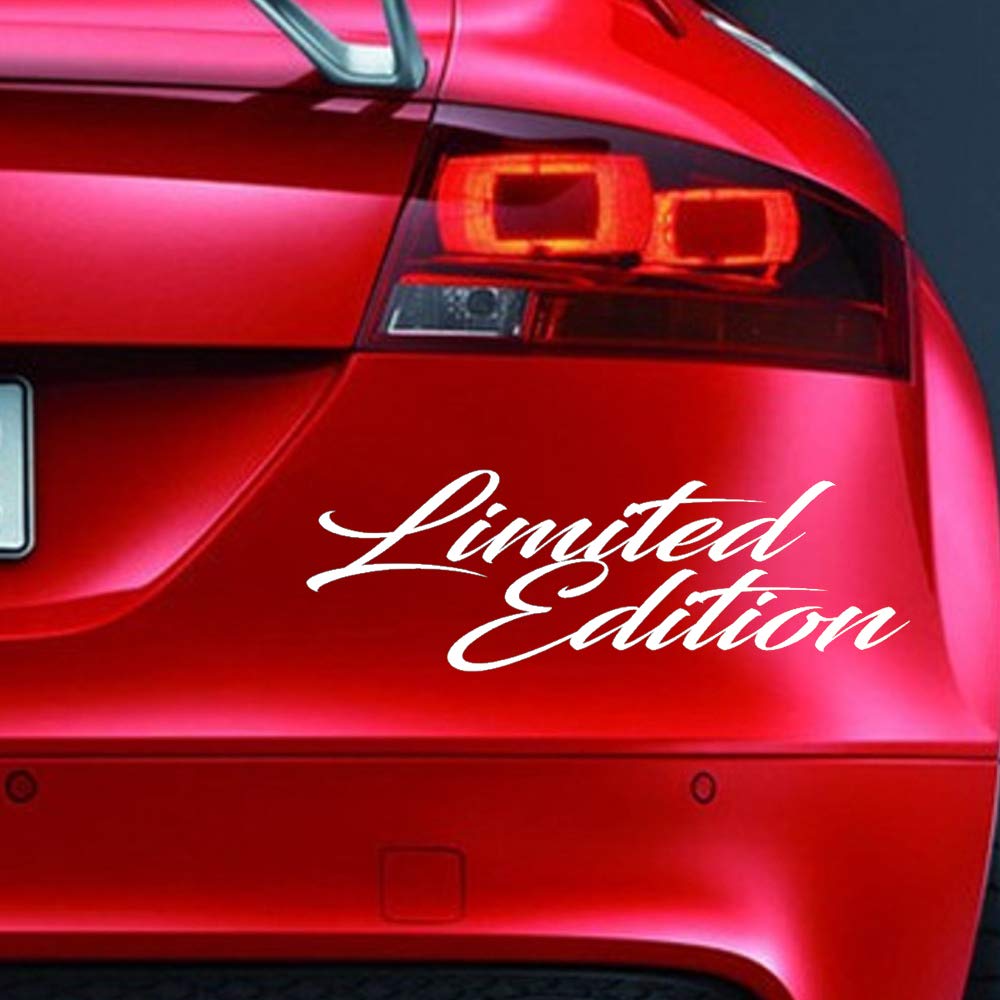 2 x LIMITED EDITION Sticker Funny Car Window Bumper JDM Novelty Vinyl Decal