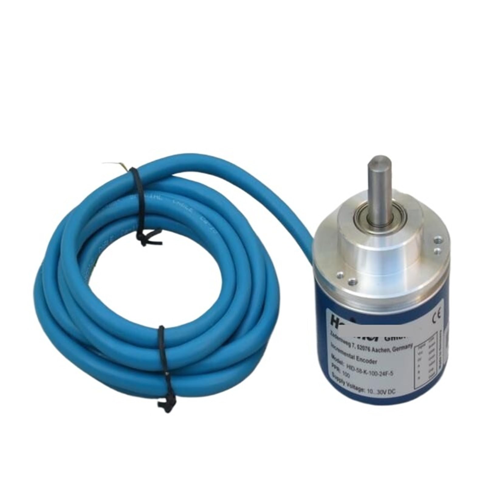 CHBMSS Incremental Encoder, HID-58-K-100-24F-5, Rotary Encoder, 100PPR, 10-30VDC Original