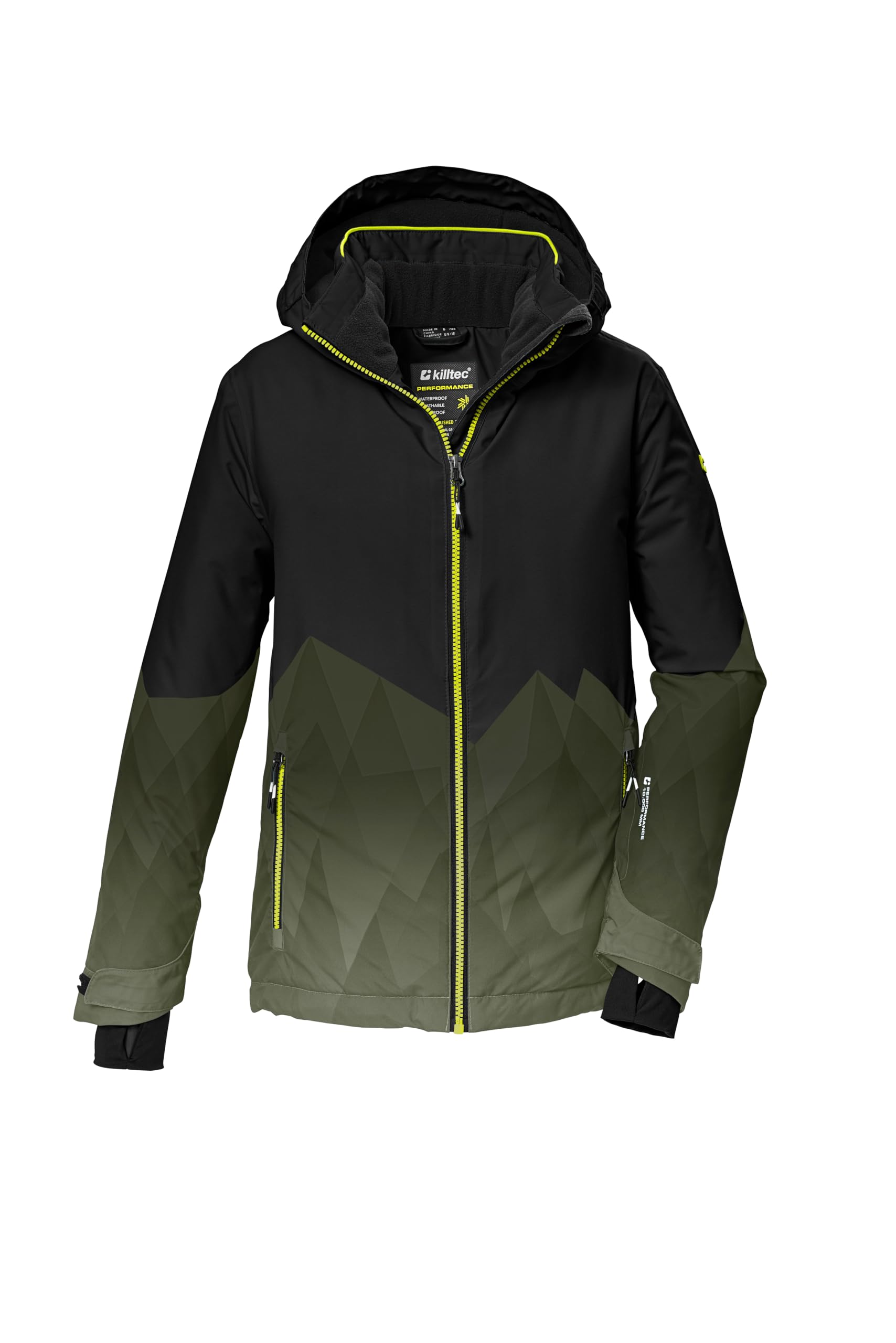 Killtec Ksw 383 Bys Ski Jckt Chaqueta de esquí funcional con capucha y paranieves Niños
