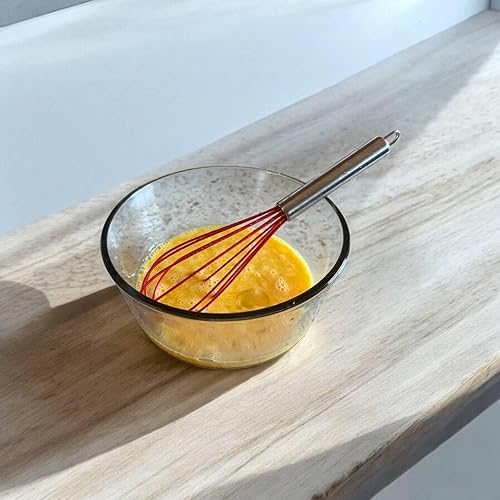 Miniatura 7 de Juego de espátulas de silicona de 5 piezas con batidor de huevos y cepillo para untar, resistentes al calor, antiadherentes, sin BPA, para cocinar,