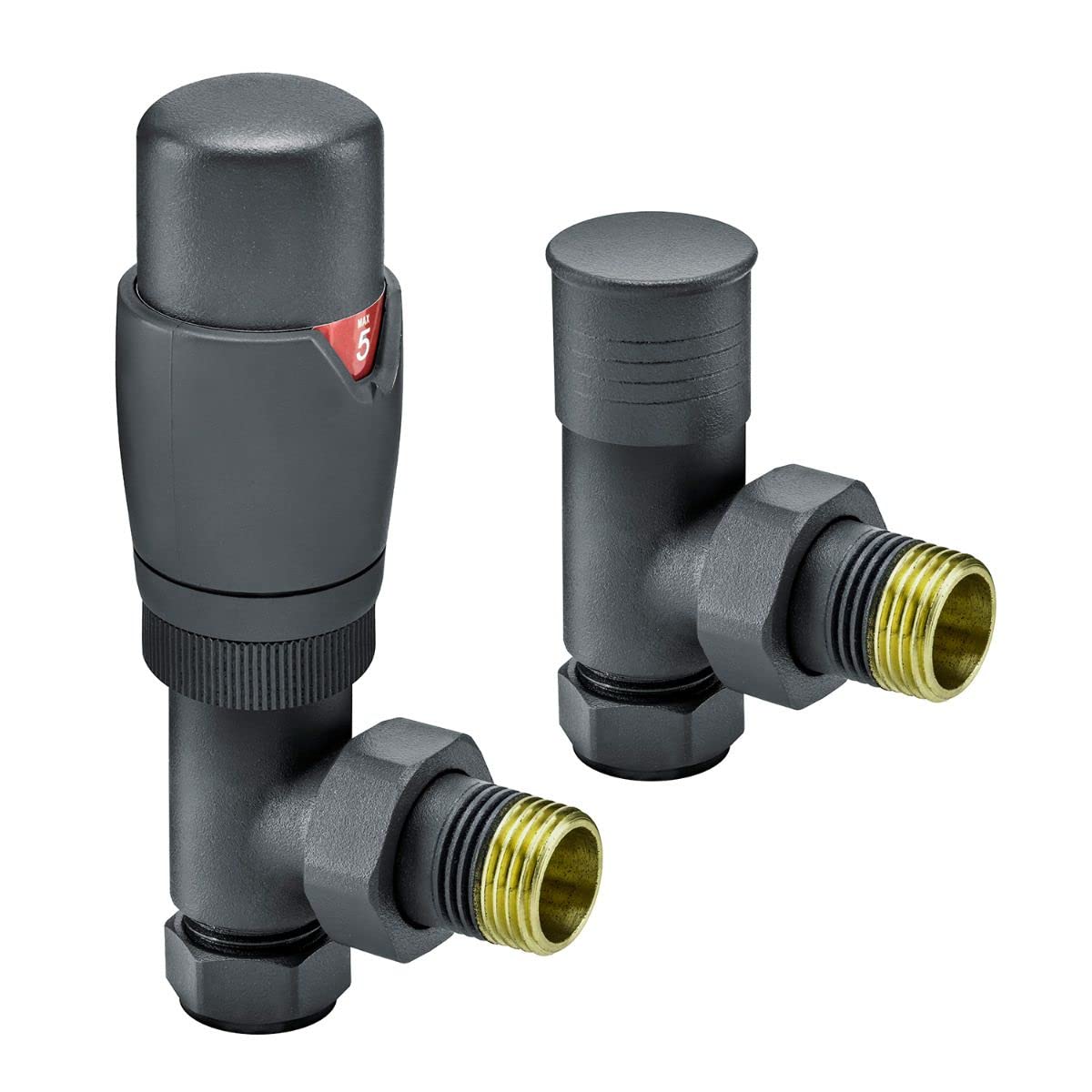 Radiator Valve Modern Angled trv-Radiator and Towel Valve