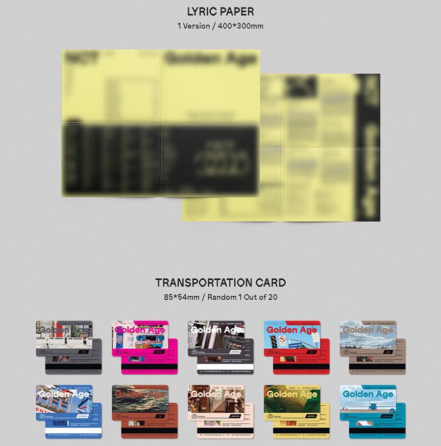 Miniatura 7 de COLLECTING Ver. NCT GOLDEN AGE The 4th Album TAEYONG Ver + Store Gift Card K-POP SEALED