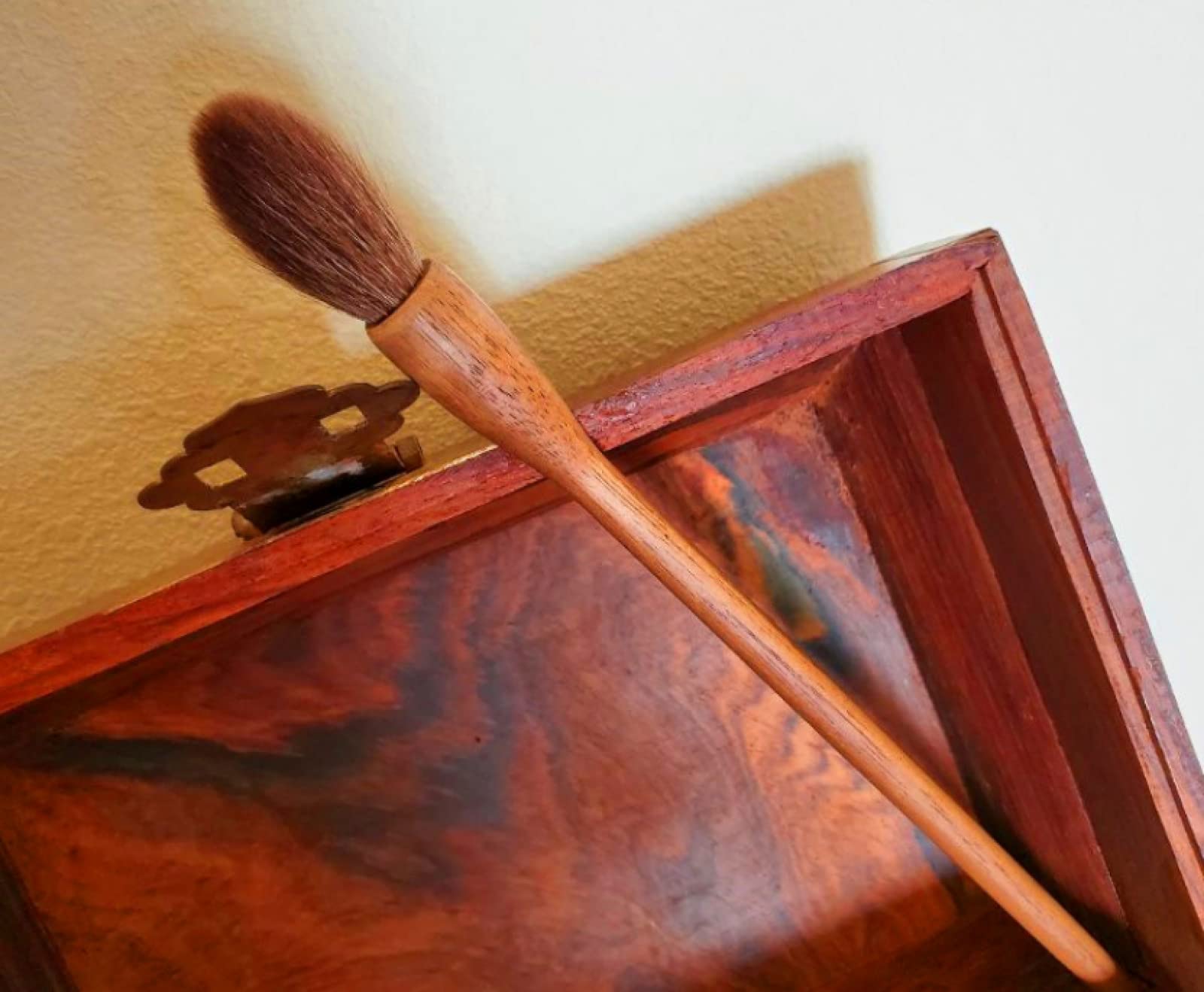 Makeup Pinsel Schminkpinsel Kosmetikpinsel Make Up Pinsel Walnusswolle Echthaar Antiker Palast Lidschattenpinsel Mischpinsel Nase Schattenpinsel Make-Up-Pinsel