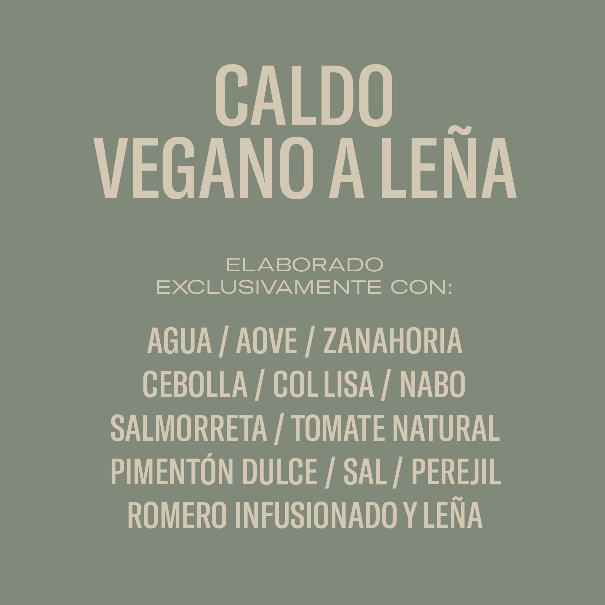 Caldo de Verduras Vegano 100% Natural Cocinado a Leña Pack 3 Litros