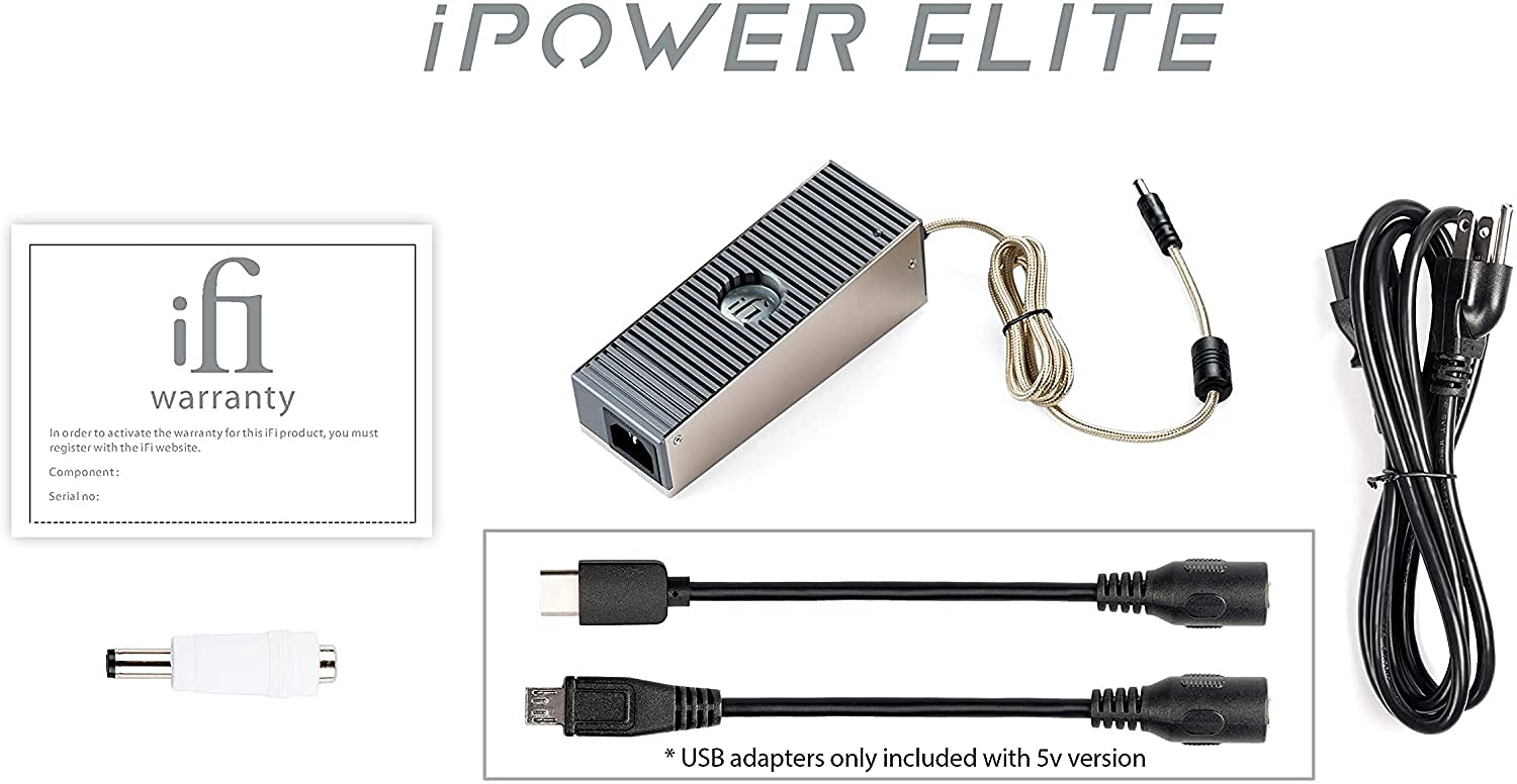 iFi iPower Elite Adattatore di alimentazione a basso rumore (12v)