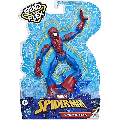 Marvel - E7686 - Figurine articulée Spider-Man - 15 cm - avec Filet - pour Enfants à partir de 6 Ans