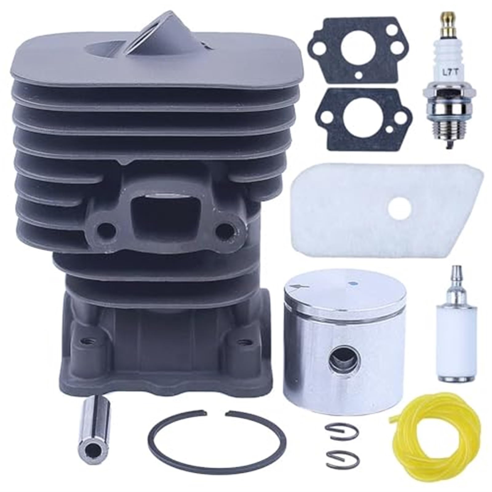 Kit de filtro aire y combustible pistón cilindro 35 mm for Husqvarna, pieza recortadora 128C, 128Cd, 128L 128Ld Reemplazo del filtro de aire del cortacésped