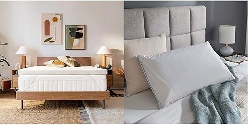 TEMPUR-Adapt (Supreme) 3%22 - Cubrecolchón de espuma viscoelástica, tamaño King y 15440325P TEMPUR-Cloud Breeze Almohada de enfriamiento doble,