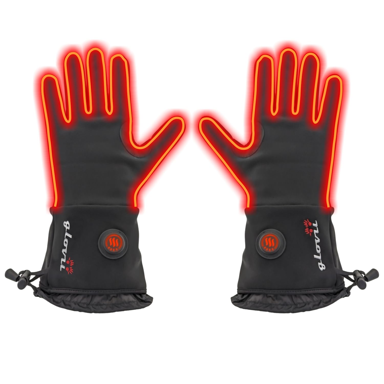 Gloves Heated GLW – Gloves riscaldati elettrici, comodi e caldi, ricaricabili, disponibili nelle taglie XXS/XS, S/M, L/XL, ideali per le attività invernali