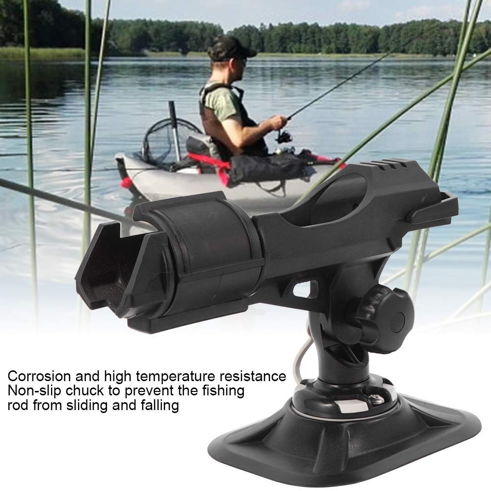 Supports de Canne à Pêche, Support de Canne à Pêche Antidérapant pour Kayak Support de Pêche Réglable Supports Canne à Pêche Extensibles pour Porte-Canne à Pêche Yacht Accessoires de Pêche