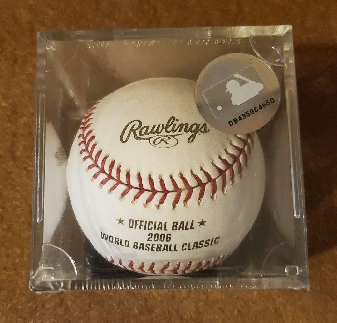 2006 WORLD BASEBALL CLASSIC 公式試合球 ケース入り Amazon.co.jp: 2006年WBC決勝『日本－キューバ』戦スコア入り公式球