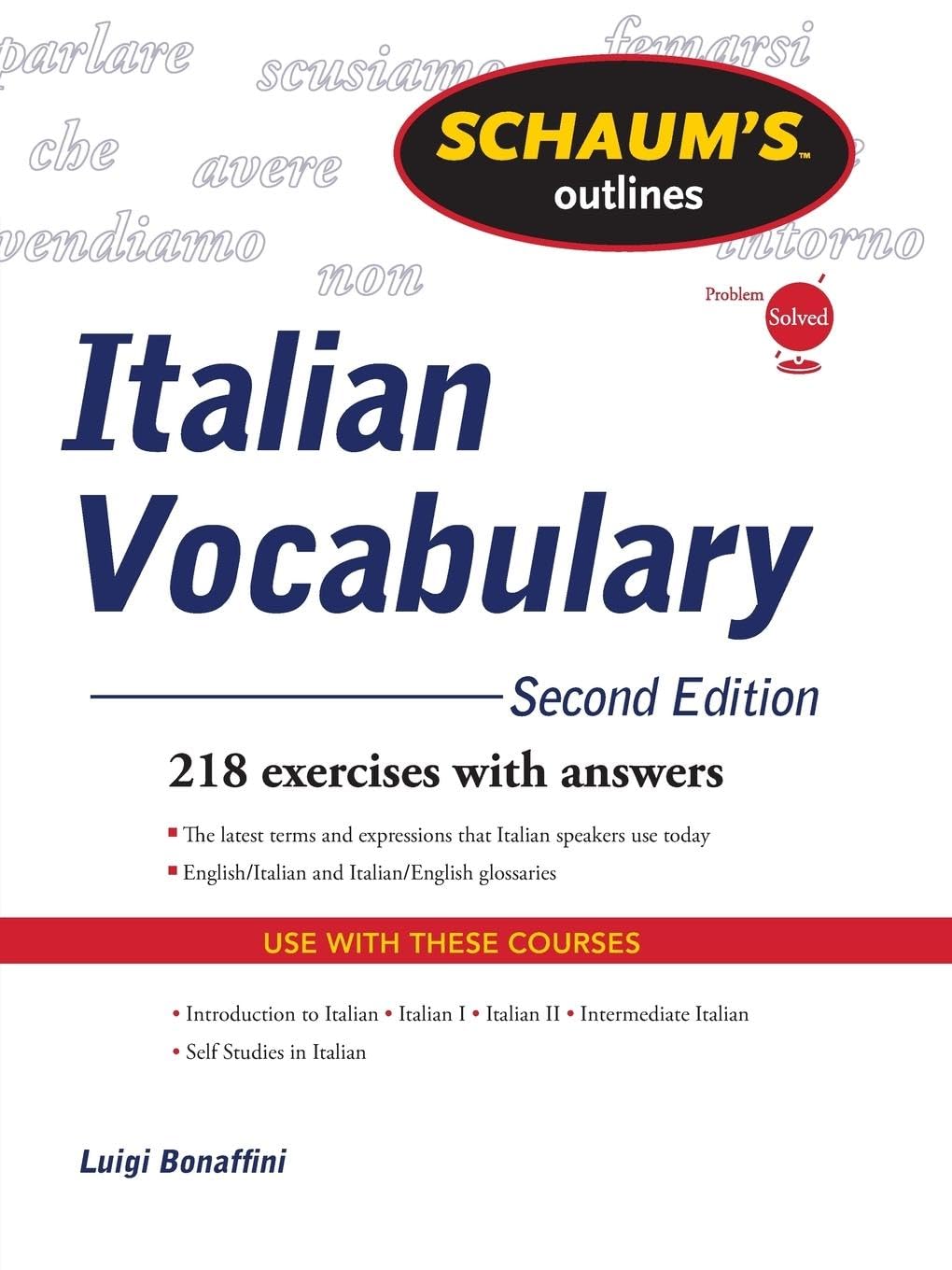 Schaum's Outline of Italian Vocabulary, Second Edition (Schaum's Outlines)