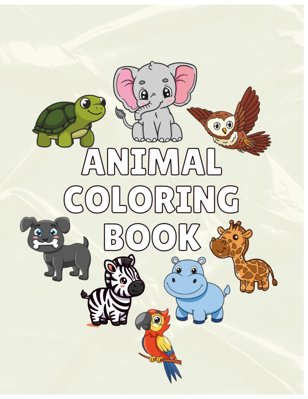 Animal Coloring Book: Coloring Book for Adults and Kids