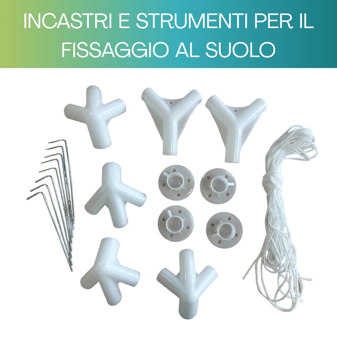 Paluplus Gazebo con struttura in Metallo, Misura 3x3 Metri, Telo in Nylon Impermeabile, Facile Da Installare, Protezione dai Raggi UV, gazebo per giardino, Feste ed Eventi -1059C (Bianco)