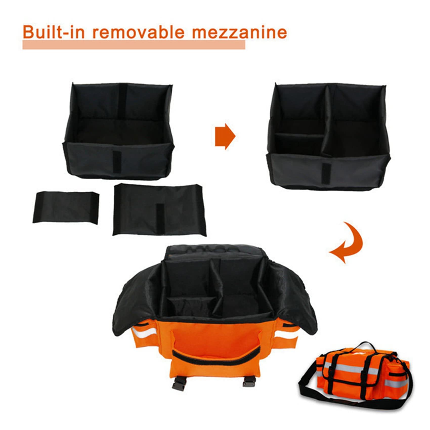 3X Bolsa de Trauma Juego de Primeros Auxilios Kit de Suministros de Emergencia Kit de Primeros Auxilios para Medicamentos Camping Al Aire Libre Supervivencia Práctico