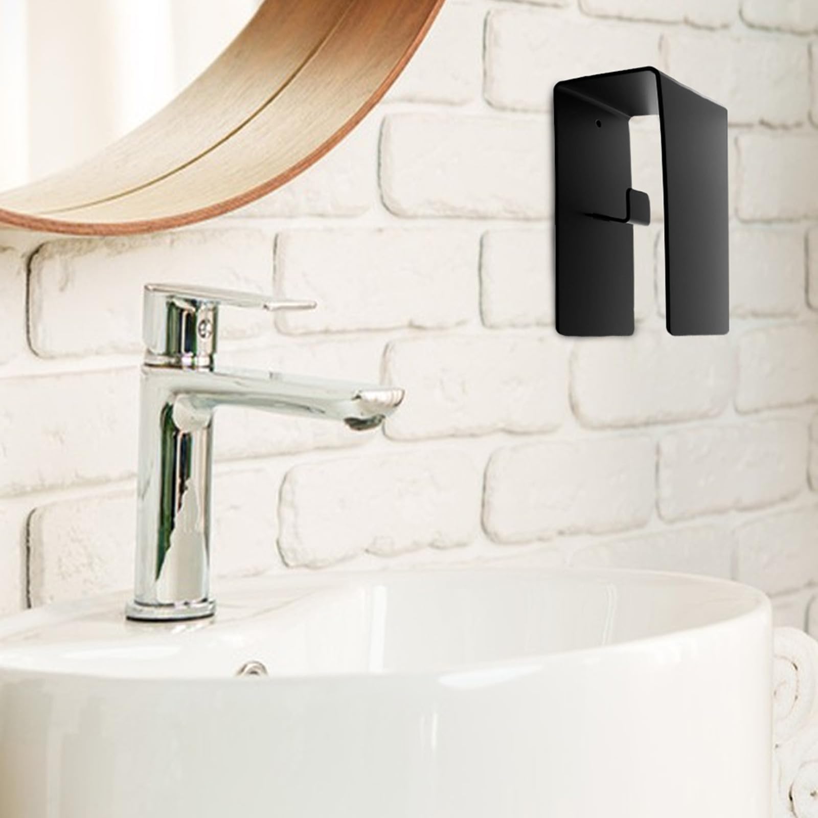 Lot de 4 Porte-Serviettes adhésifs - Porte-Serviettes Mural Moderne et Peu encombrant - Support adhésif en Acier Inoxydable pour Salle de Bain, Douche et Cuisine
