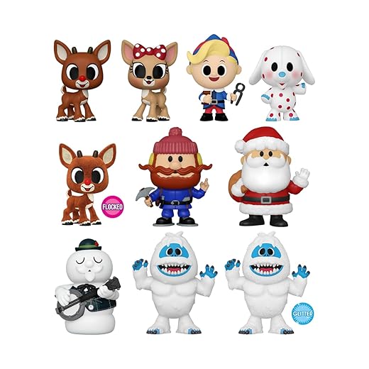 Funko Pop Minis: Holiday - Rudolph The Red-Nosed Reindeer, One Mini Vinyl Figure - (Styles May Vary) - Rudolph The Red-Nosed Reindeer - Collectable Vinyl Figure - Gift Idea - Official Merchandise
