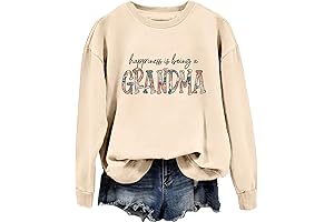 Happiness Is Being a Grandma Sweatshirt: A Cozy Expression of Love for Grandmothers