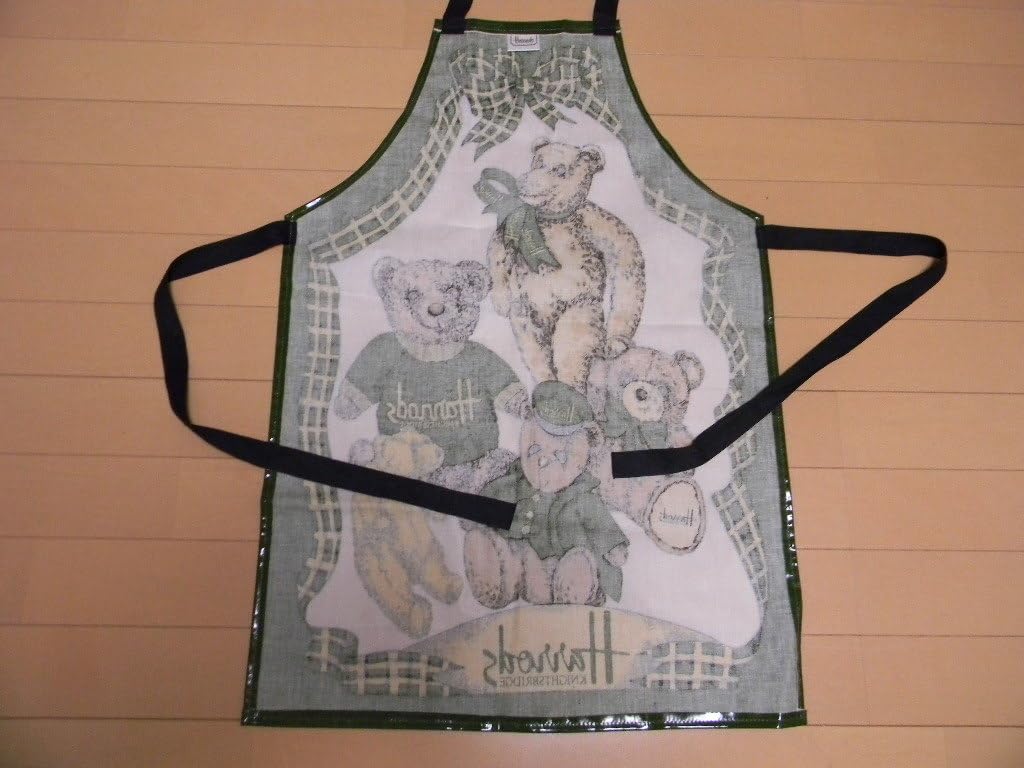 Amazon.co.jp: ハロッズ Harrods エプロン テディベア柄