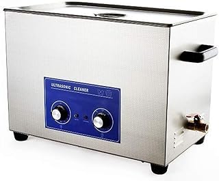 CGOLDENWALL Nettoyeur à ultrasons professionnel 30 L en acier inoxydable pour pièces métalliques et carburateur (PS-100)