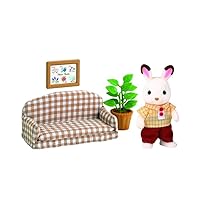 Sylvanian Families - 5013 - Papà Coniglio Cioccolato E Divano