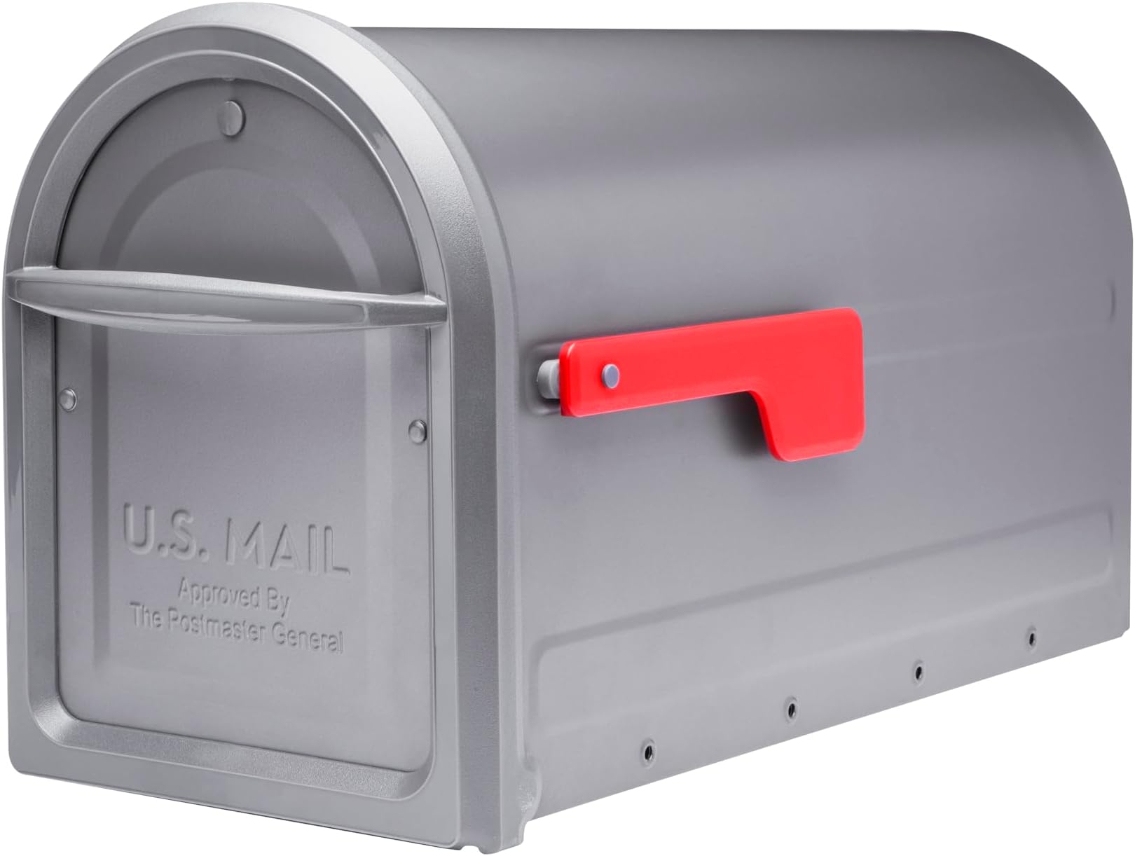 ARCHITECTURAL MAILBOXES 7900-2GR-R-10 Mapleton Post Mount, Graphite, L